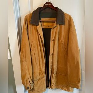 Men's Timberland Waterproof Leather Coat Size XL